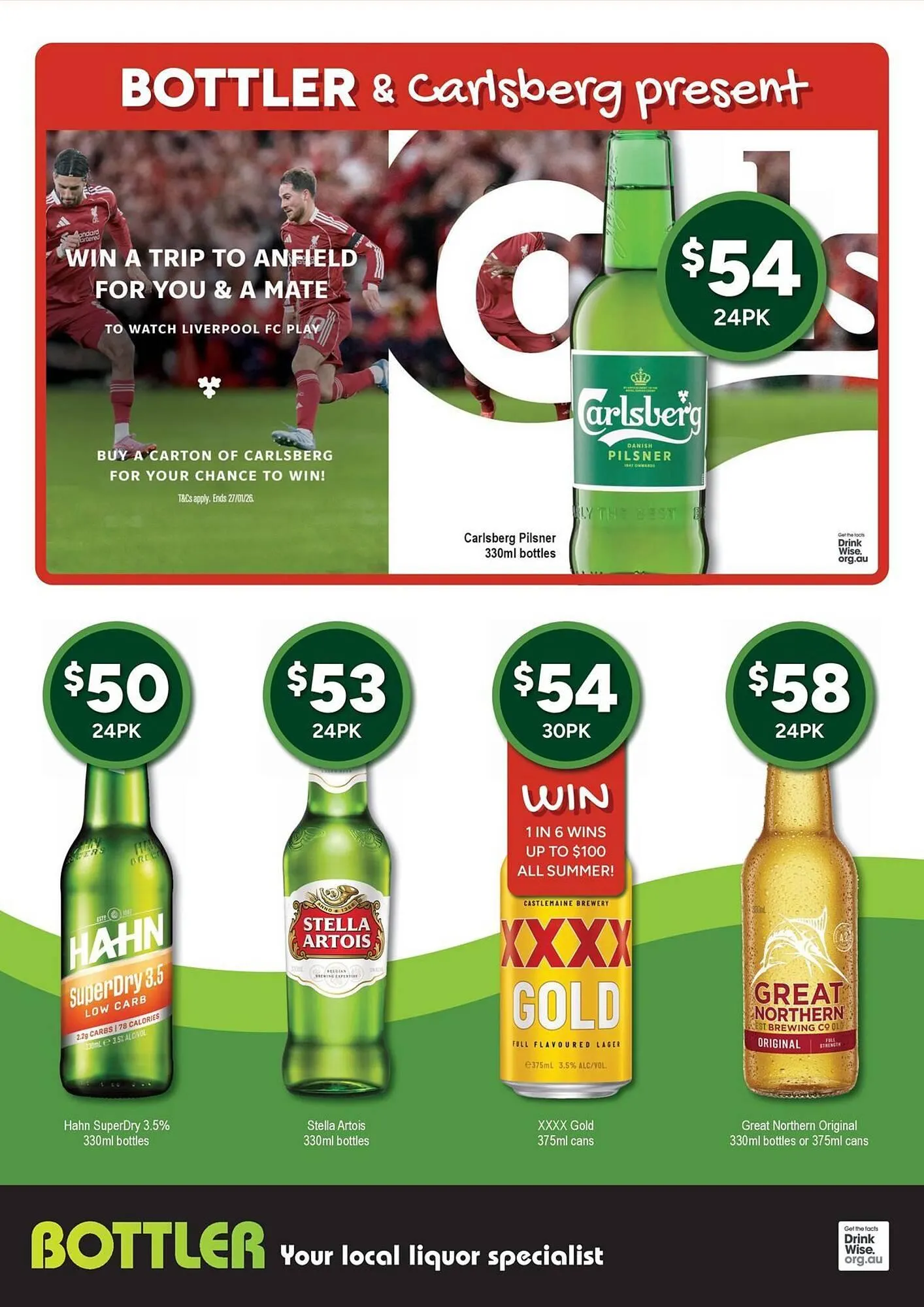 Bottler catalogue - Catalogue valid from 31 December to 27 January 2026 - page 1