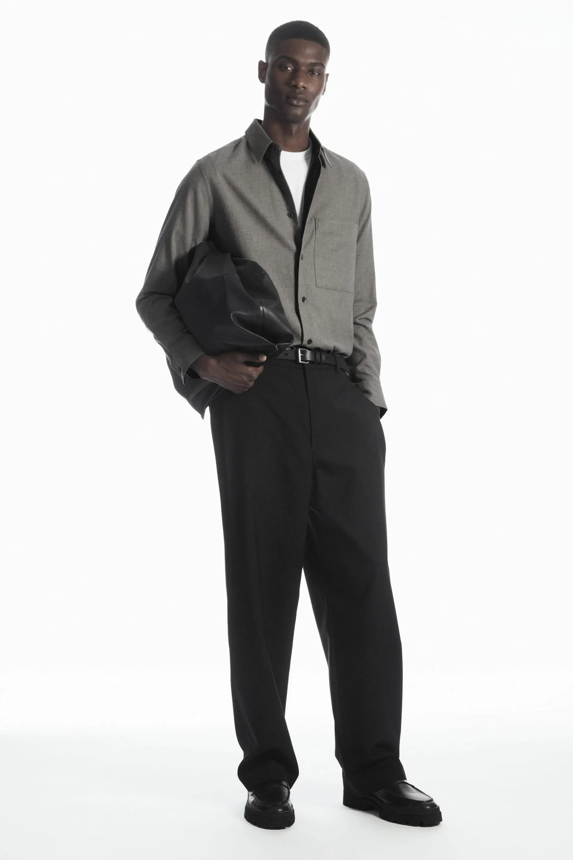 BRUSHED-COTTON SHIRT