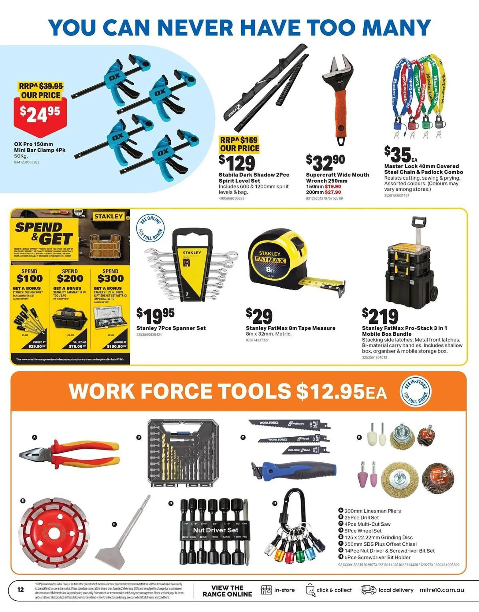 Mitre 10 catalogue - Catalogue valid from 2 April to 27 April 2025 - page 12