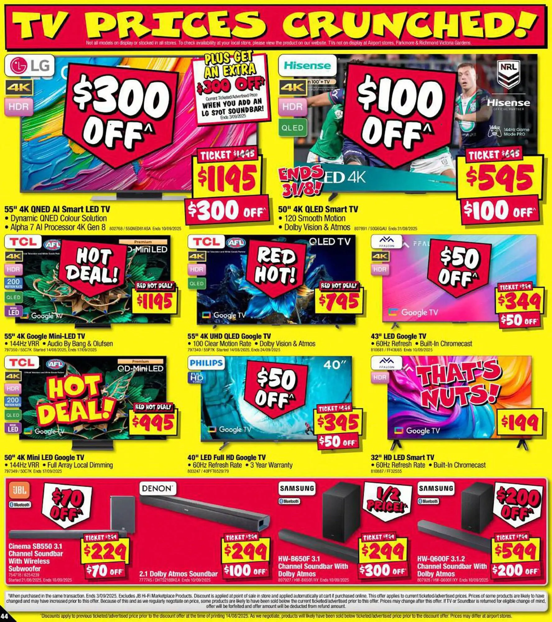 JB Hi-Fi catalogue - Catalogue valid from 28 August to 7 September 2025 - page 44