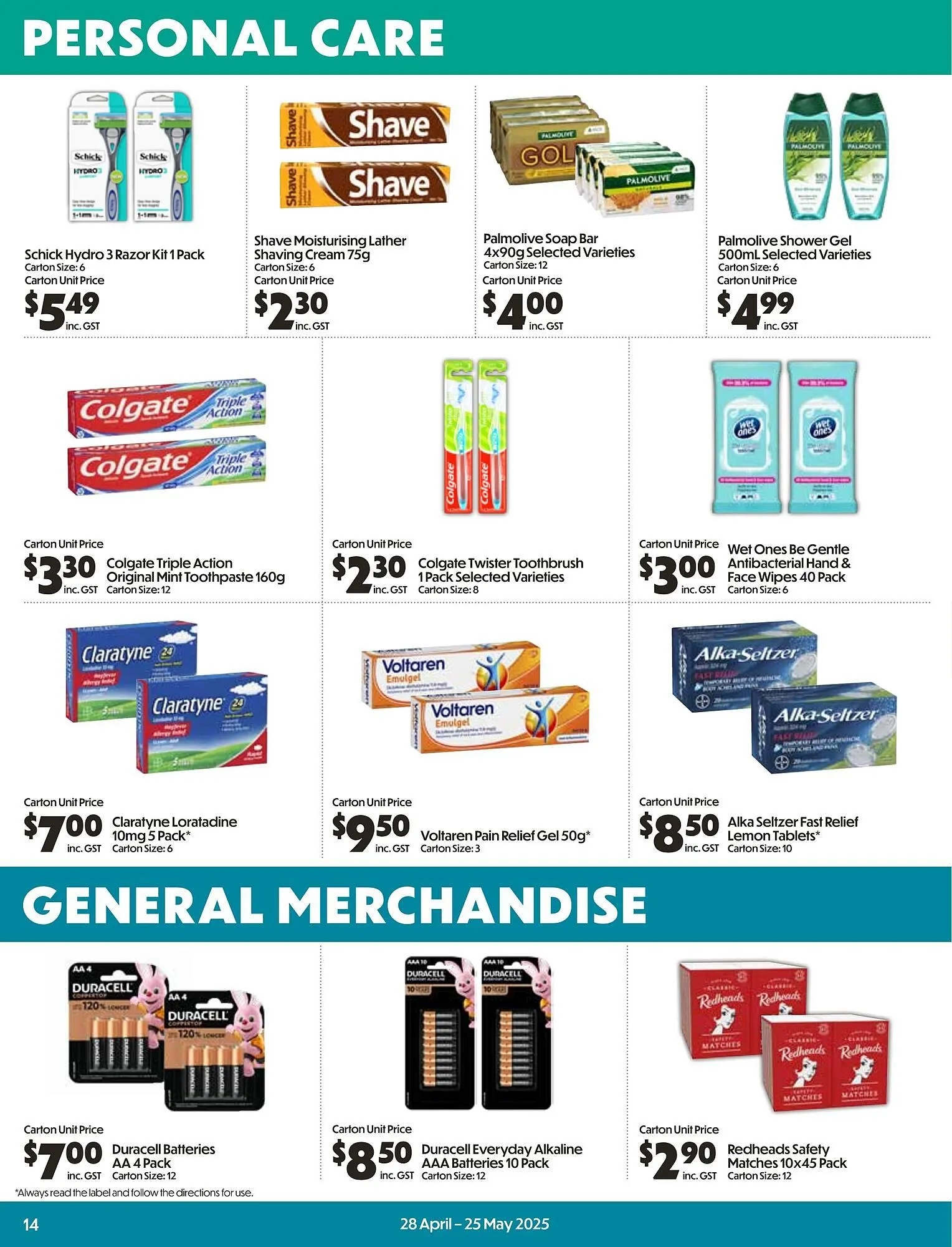 Campbells Wholesale catalogue - Catalogue valid from 28 April to 25 May 2025 - page 14