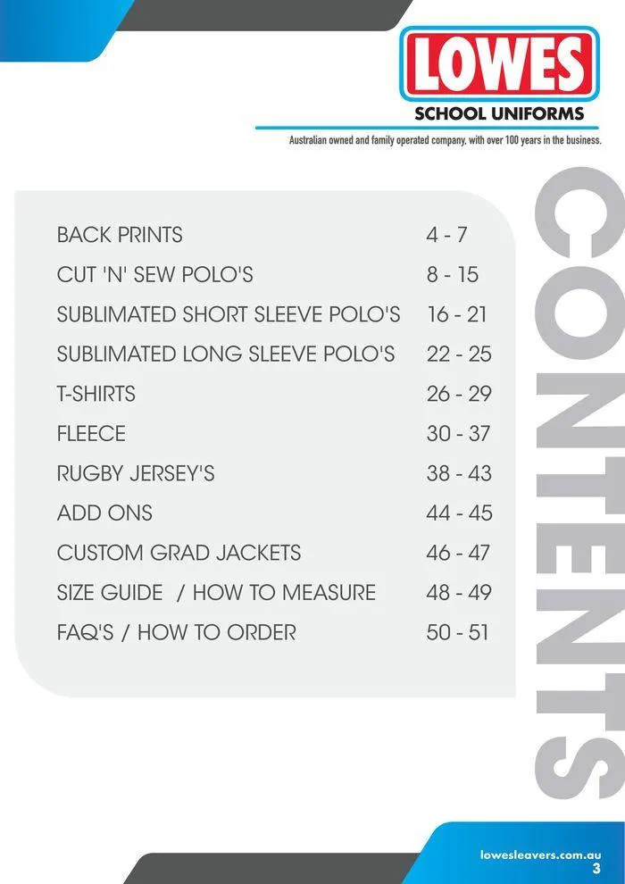 School Leavers 2024 - Catalogue valid from 24 January to 31 December 2024 - page 3