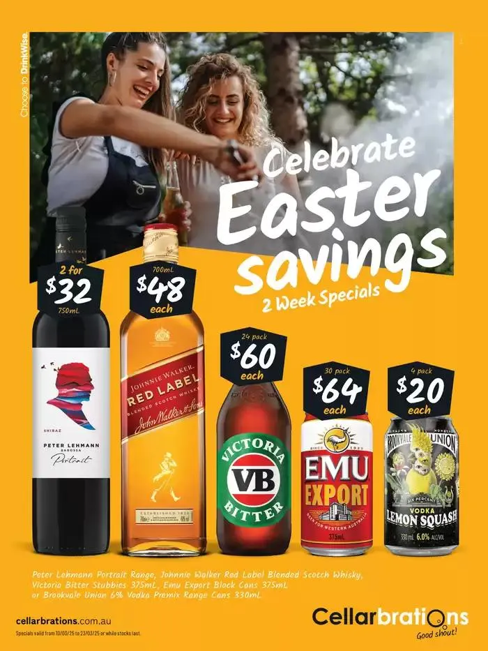 Celebrate Easter Savings - WA Z1 - Catalogue valid from 11 March to 23 March 2025 - page 1