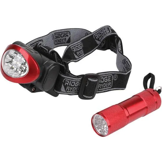 Ridge Ryder Headlamp & Torch Combo