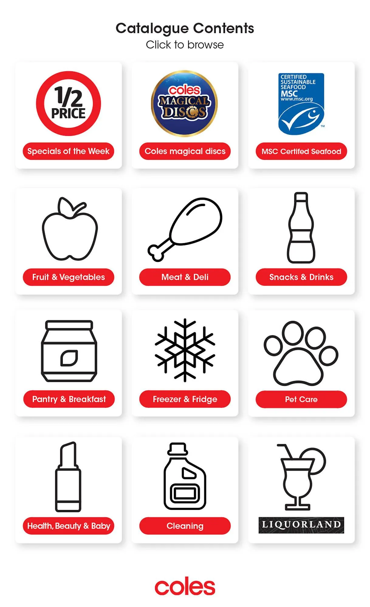 Coles catalogue - Catalogue valid from 19 February to 25 February 2025 - page 1