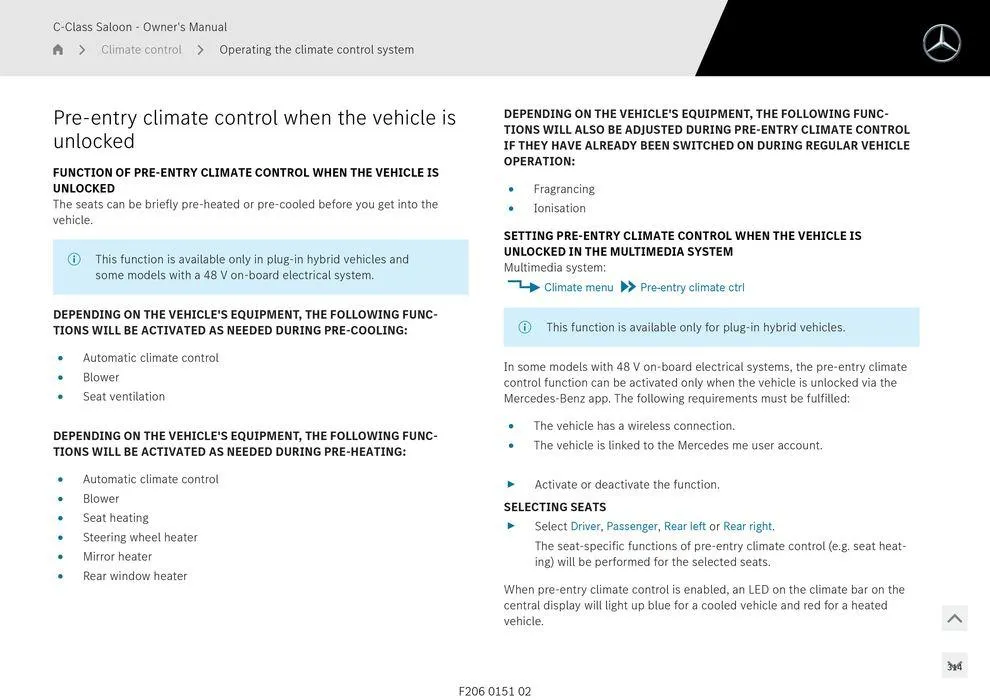 C-Class Sedan - Catalogue valid from 11 September to 11 September 2025 - page 314