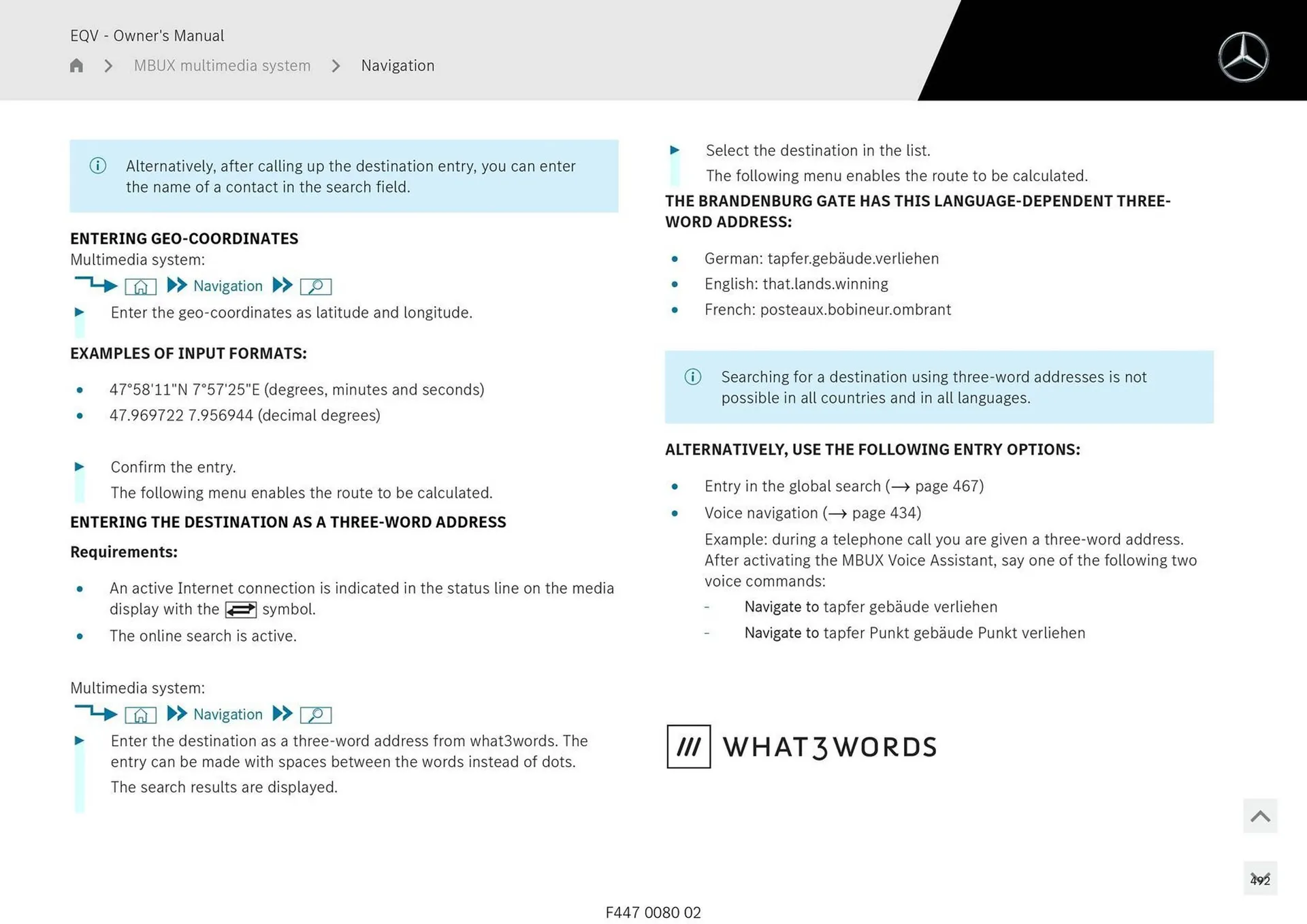 Mercedes-Benz catalogue - Catalogue valid from 11 September to 11 September 2025 - page 492