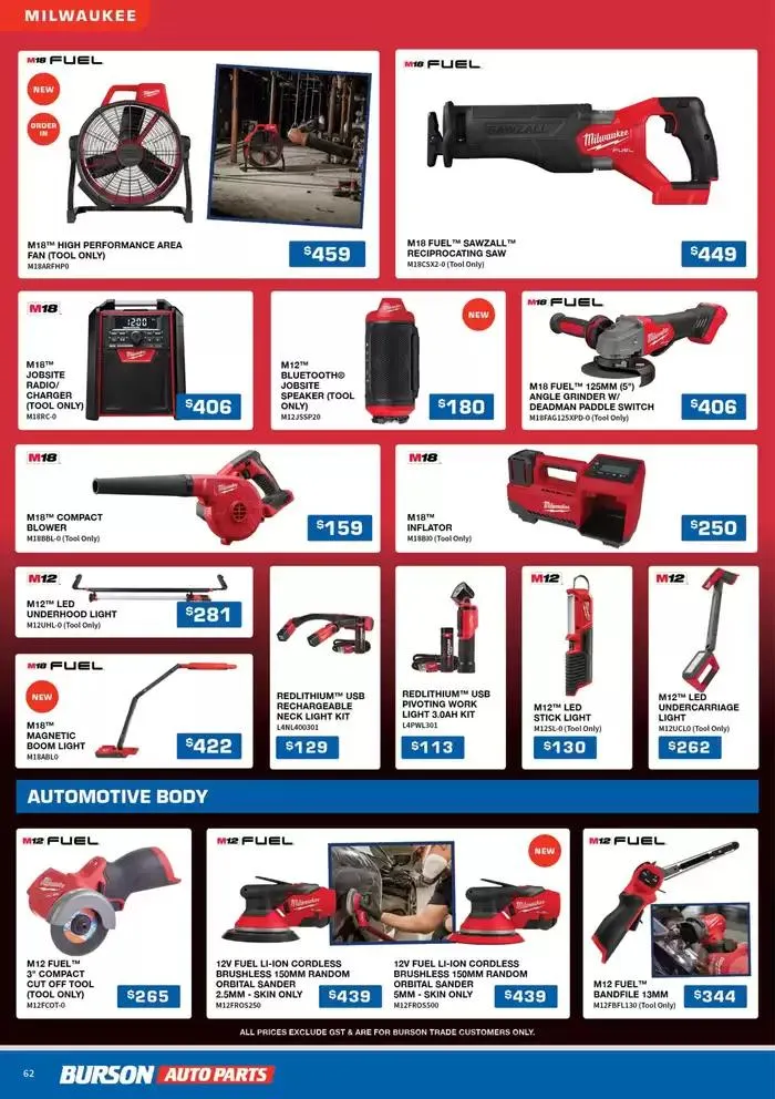  Tools And Equipment - Catalogue valid from 1 April to 30 June 2025 - page 62