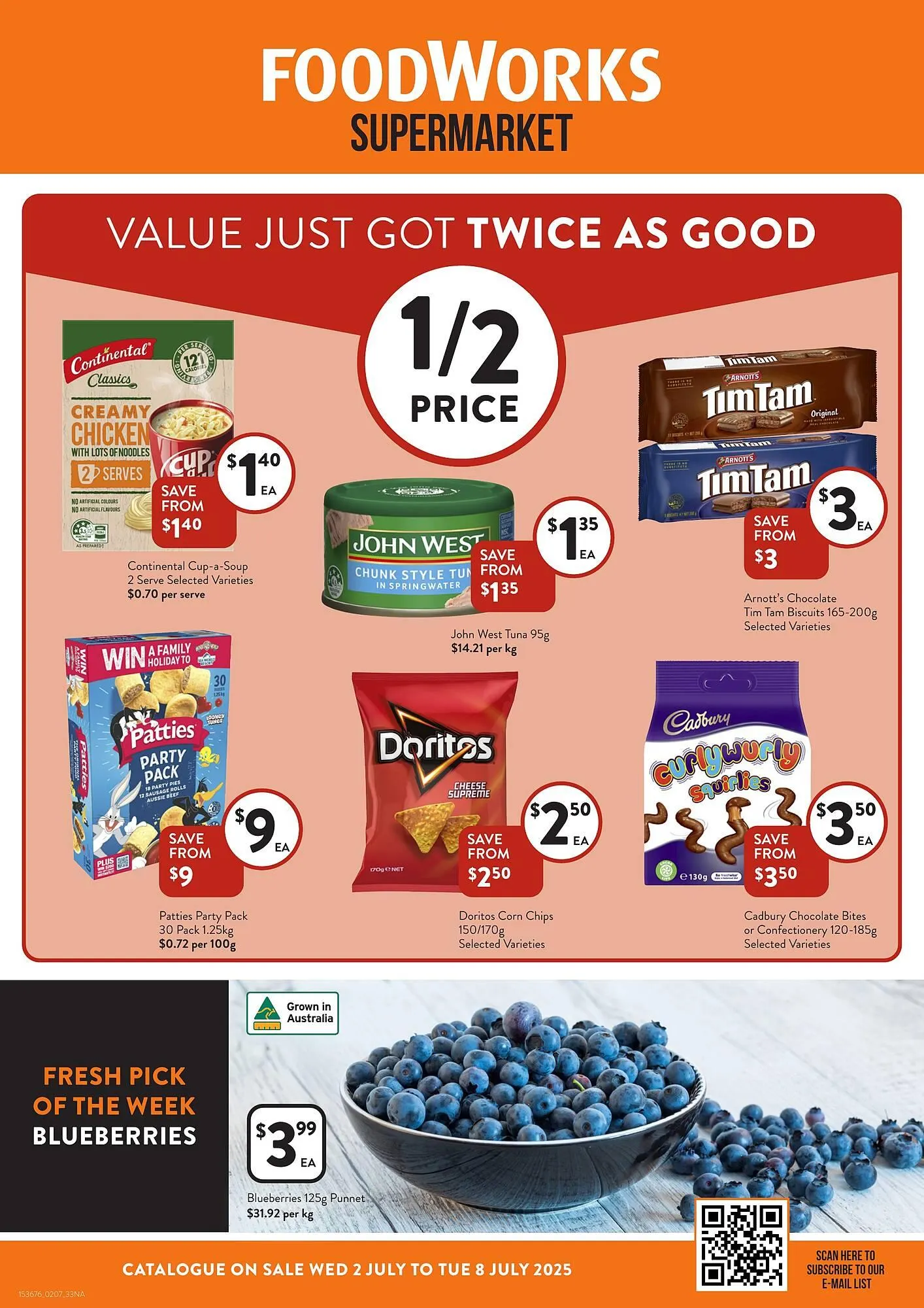 Foodworks catalogue - Catalogue valid from 2 July to 8 July 2025 - page 1