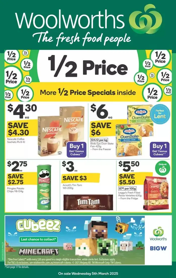 Weekly Specials - 05/03 - Catalogue valid from 5 March to 11 March 2025 - page 1