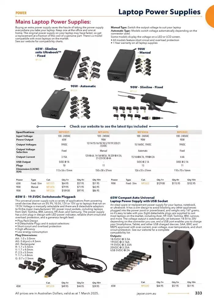 Celebrating 40 Years In Electronics - Catalogue valid from 4 March to 31 March 2025 - page 333