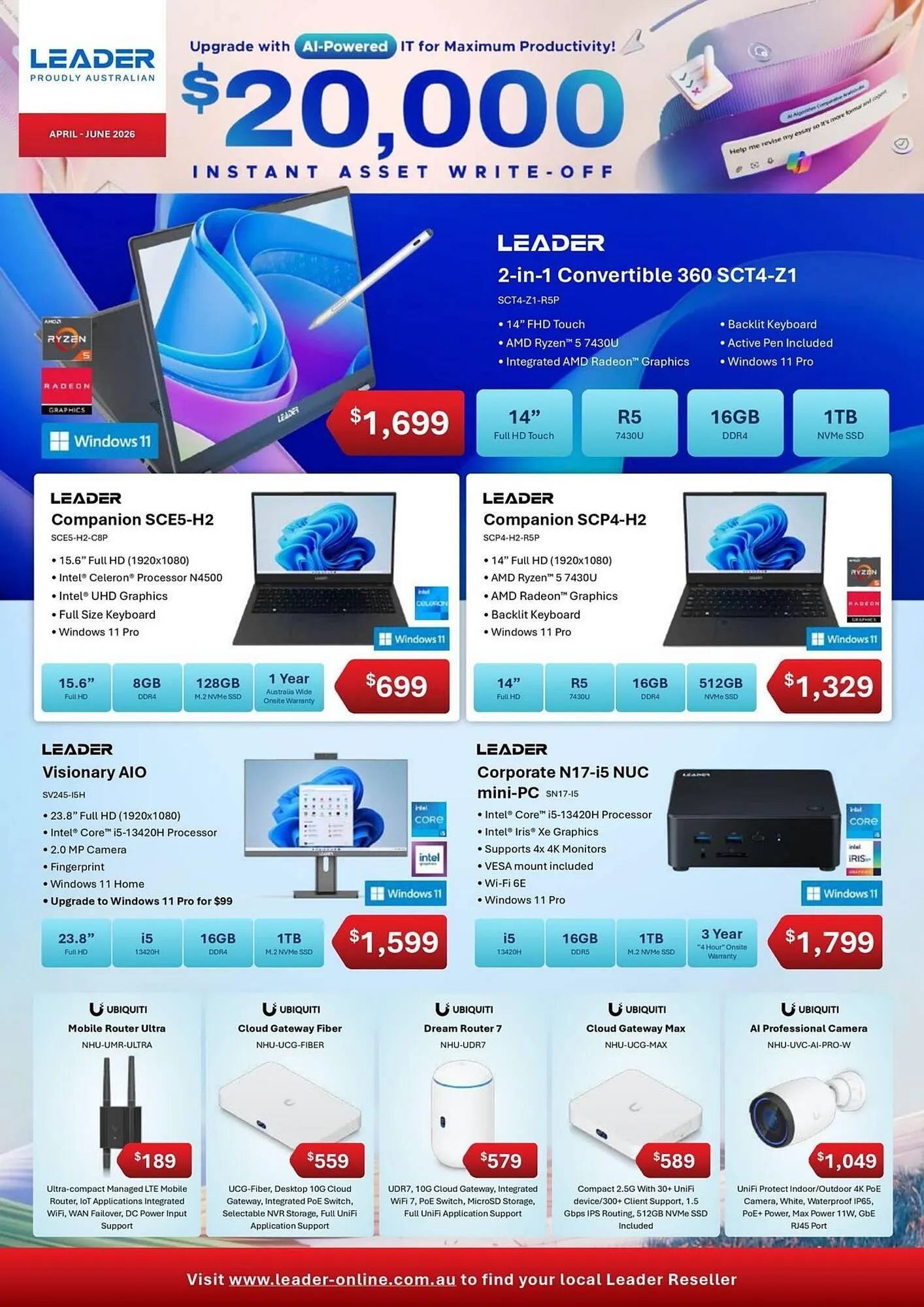 Leader Computers catalogue - 1