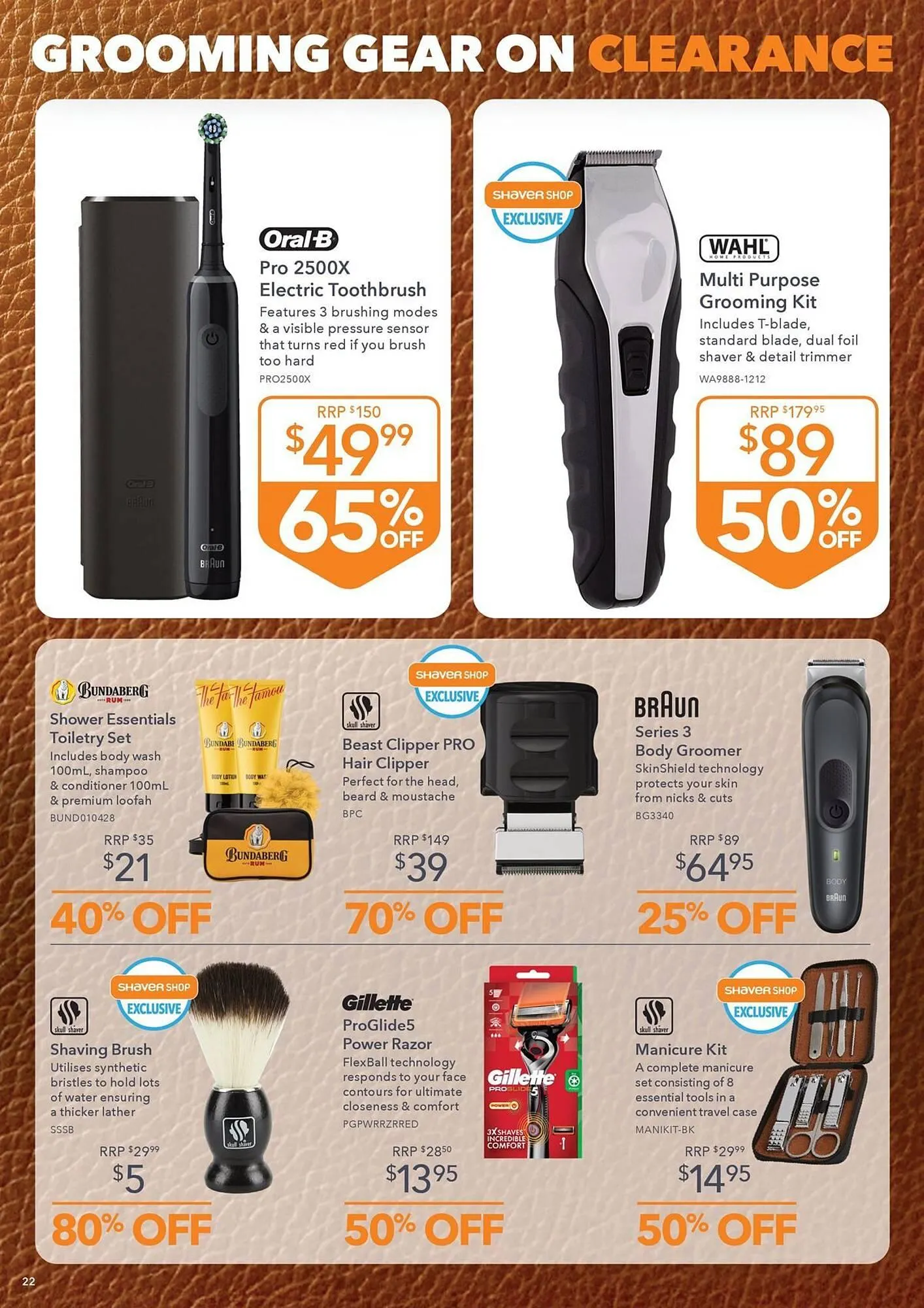 Shaver Shop catalogue - Catalogue valid from 13 August to 9 September 2025 - page 22