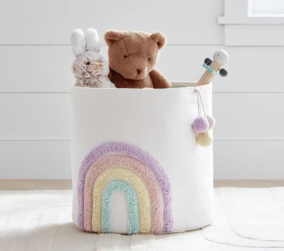 Embroidered Rainbow Storage