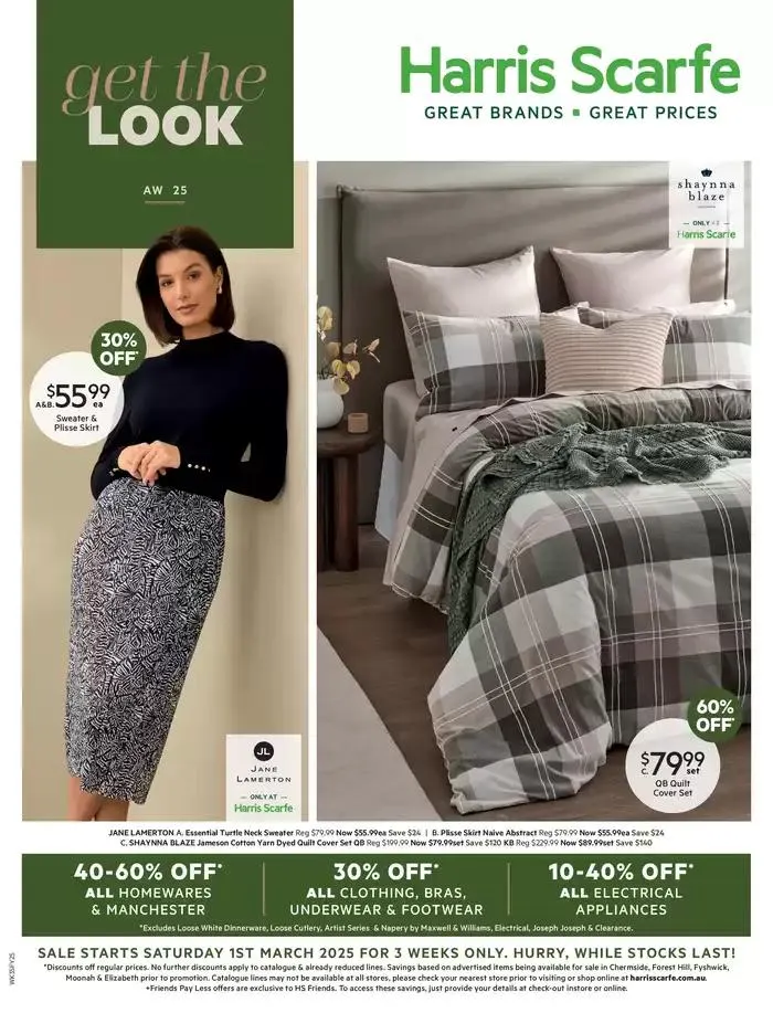 Get The Look AW25 - Catalogue valid from 1 March to 22 March 2025 - page 1