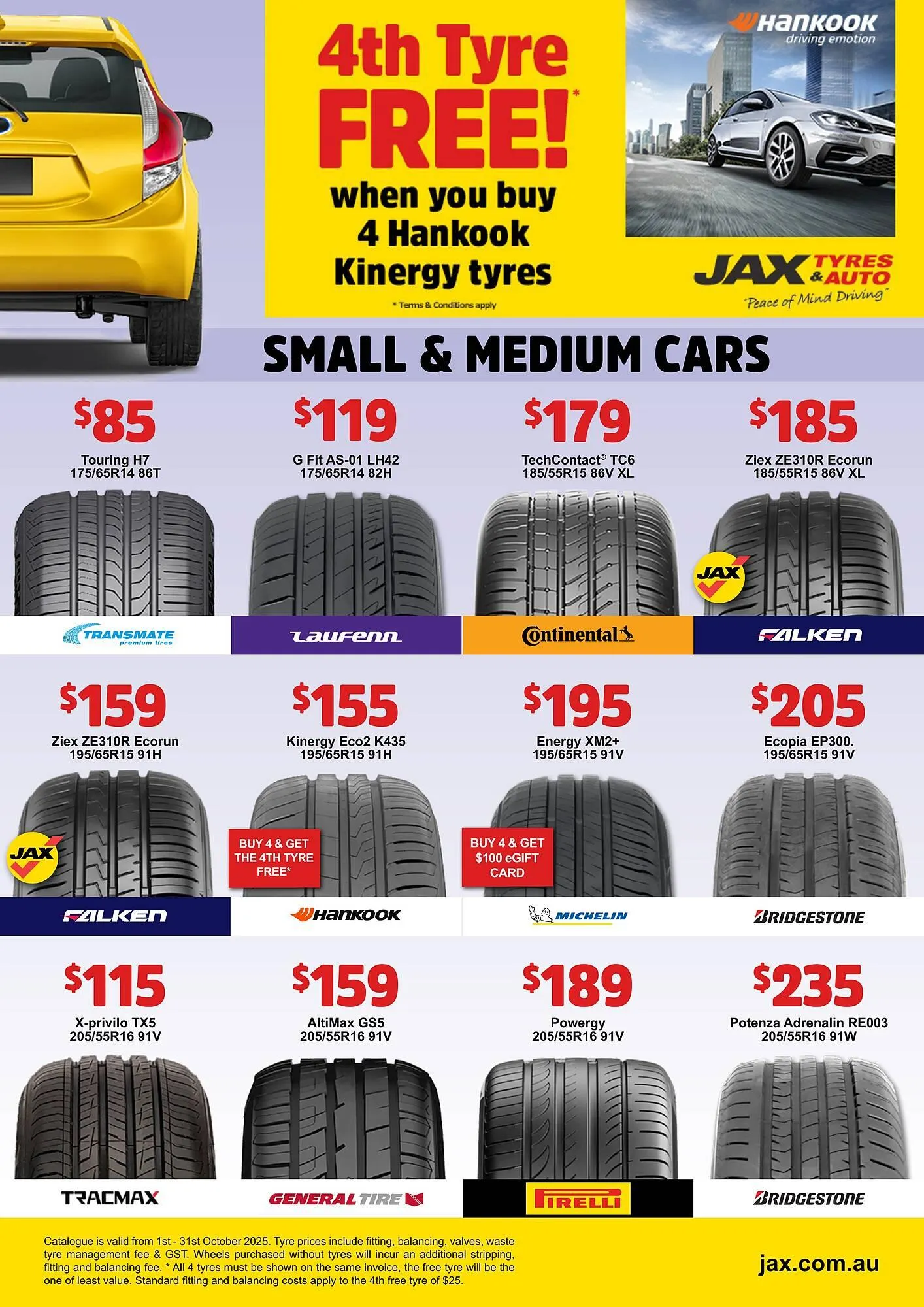 Jax Tyres catalogue - Catalogue valid from 1 October to 31 October 2025 - page 2