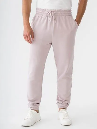 Mens Essential Fleece Trackpant Grey