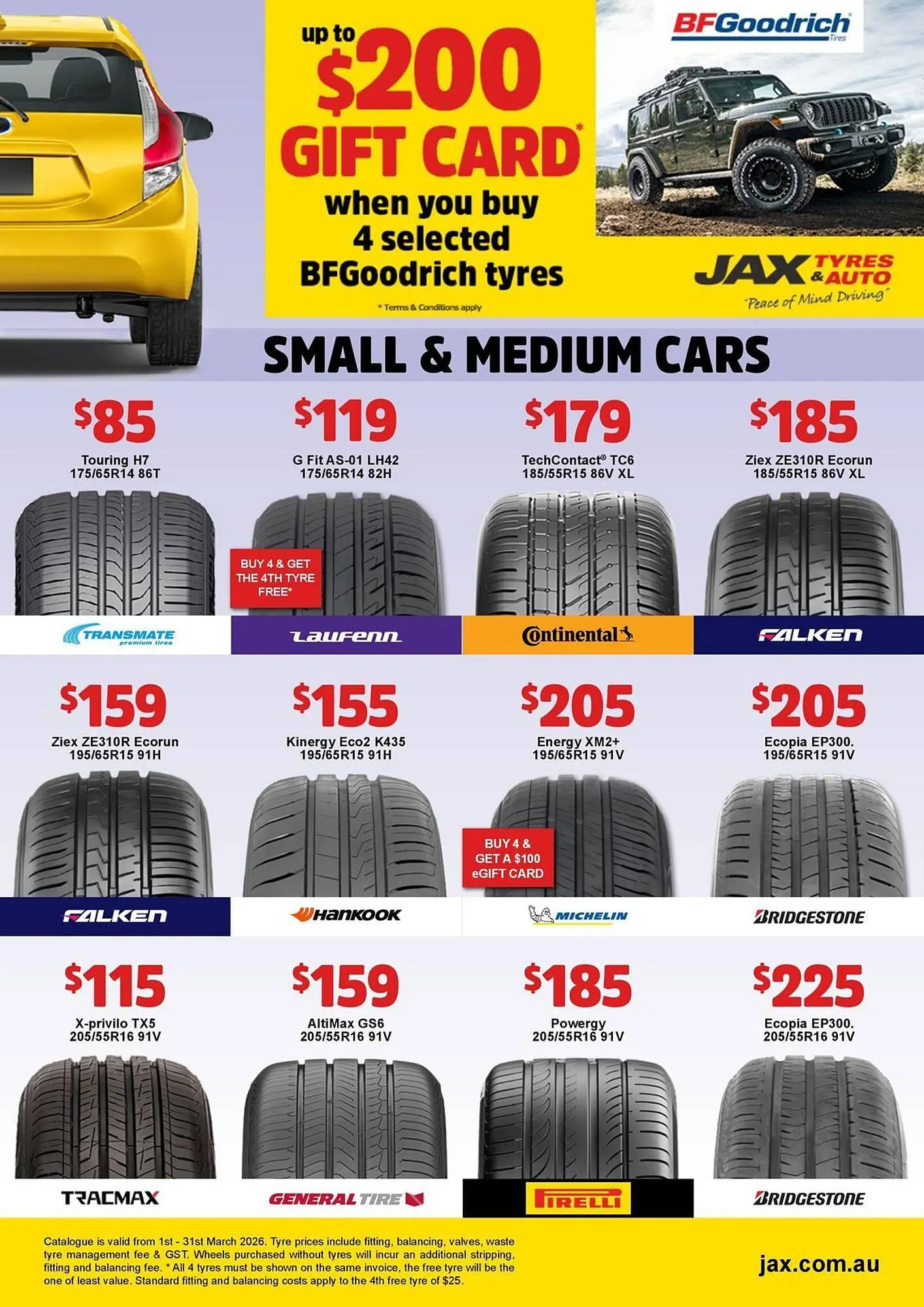 Jax Tyres catalogue - Catalogue valid from 2 March to 31 March 2026 - page 2