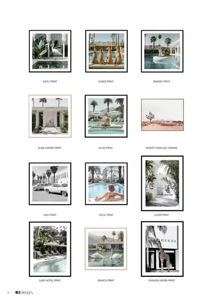 WALL ART by OZ Design. - Catalogue valid from 4 December to 7 March 2025 - page 32