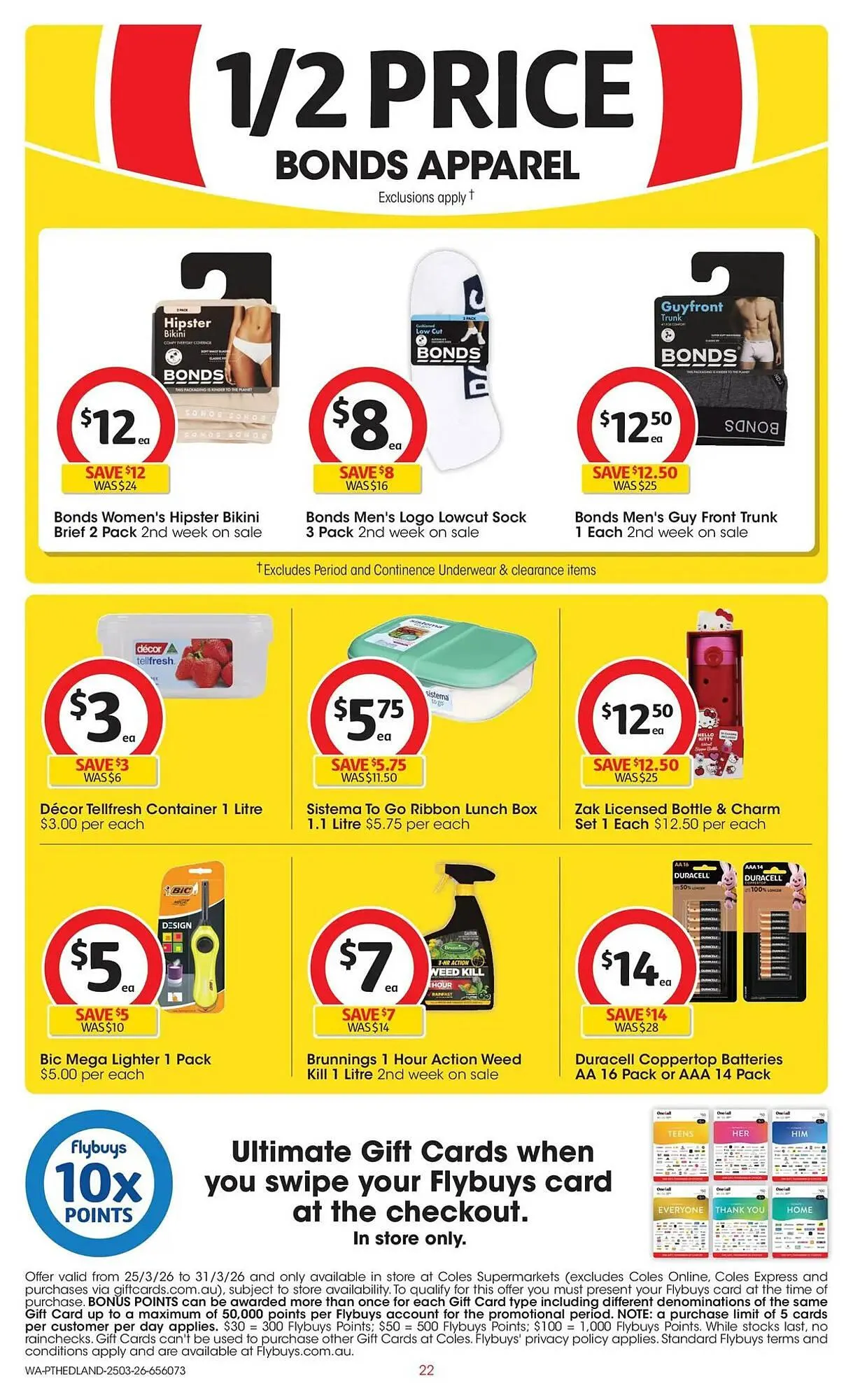 Coles catalogue - Catalogue valid from 25 March to 31 March 2026 - page 22