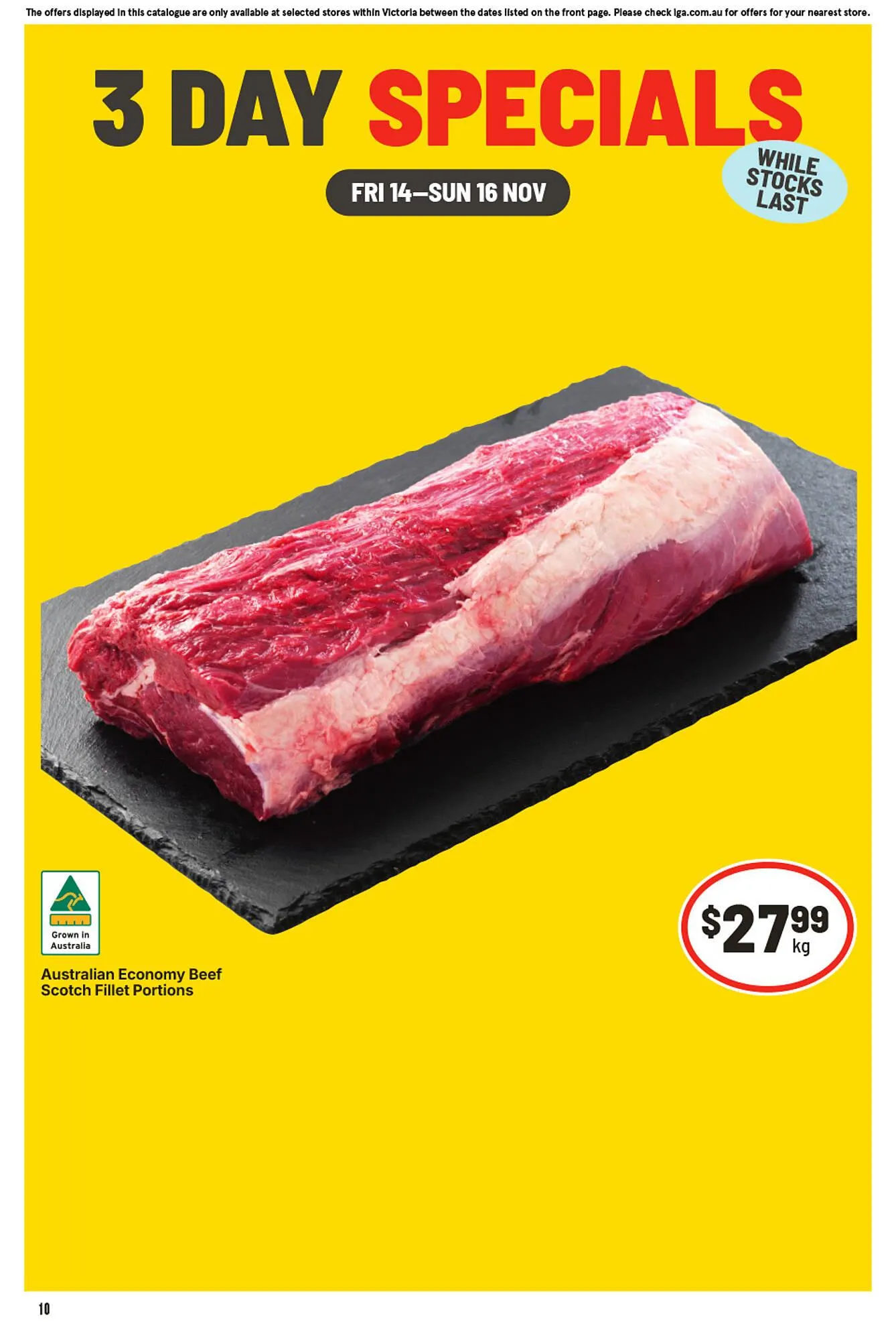 IGA catalogue - Catalogue valid from 14 November to 16 November 2025 - page 1