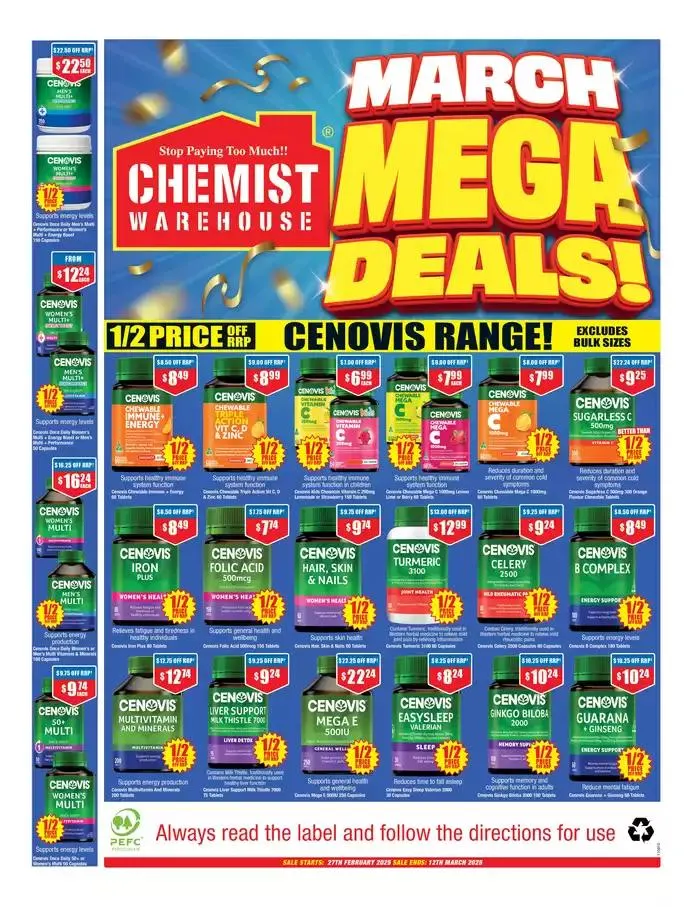March Mega Deals - Catalogue valid from 27 February to 12 March 2025 - page 40
