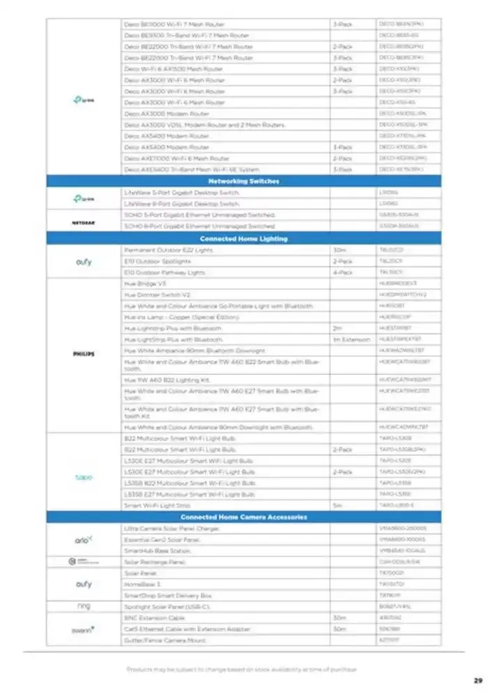 JM Connected Home Bundle Guide - Catalogue valid from 22 January to 31 July 2025 - page 29