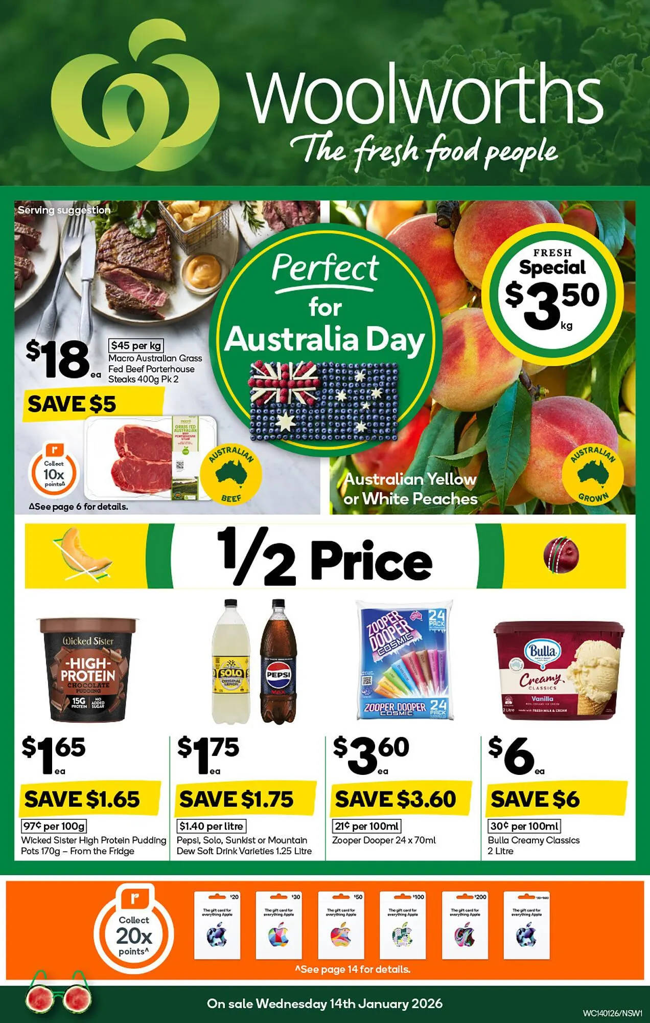 Woolworths catalogue - Catalogue valid from 14 January to 20 January 2026 - page 1