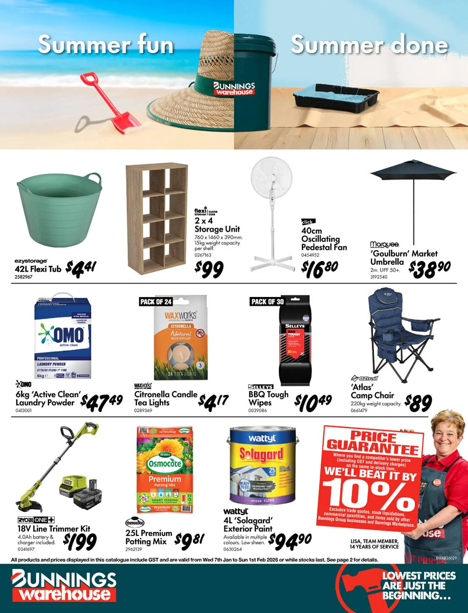 Bunnings catalogue - Catalogue valid from 7 January to 1 February 2026 - page 1