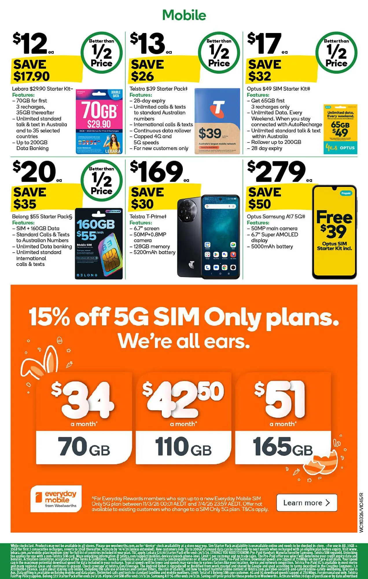 Woolworths catalogue - Catalogue valid from 11 March to 17 March 2026 - page 45