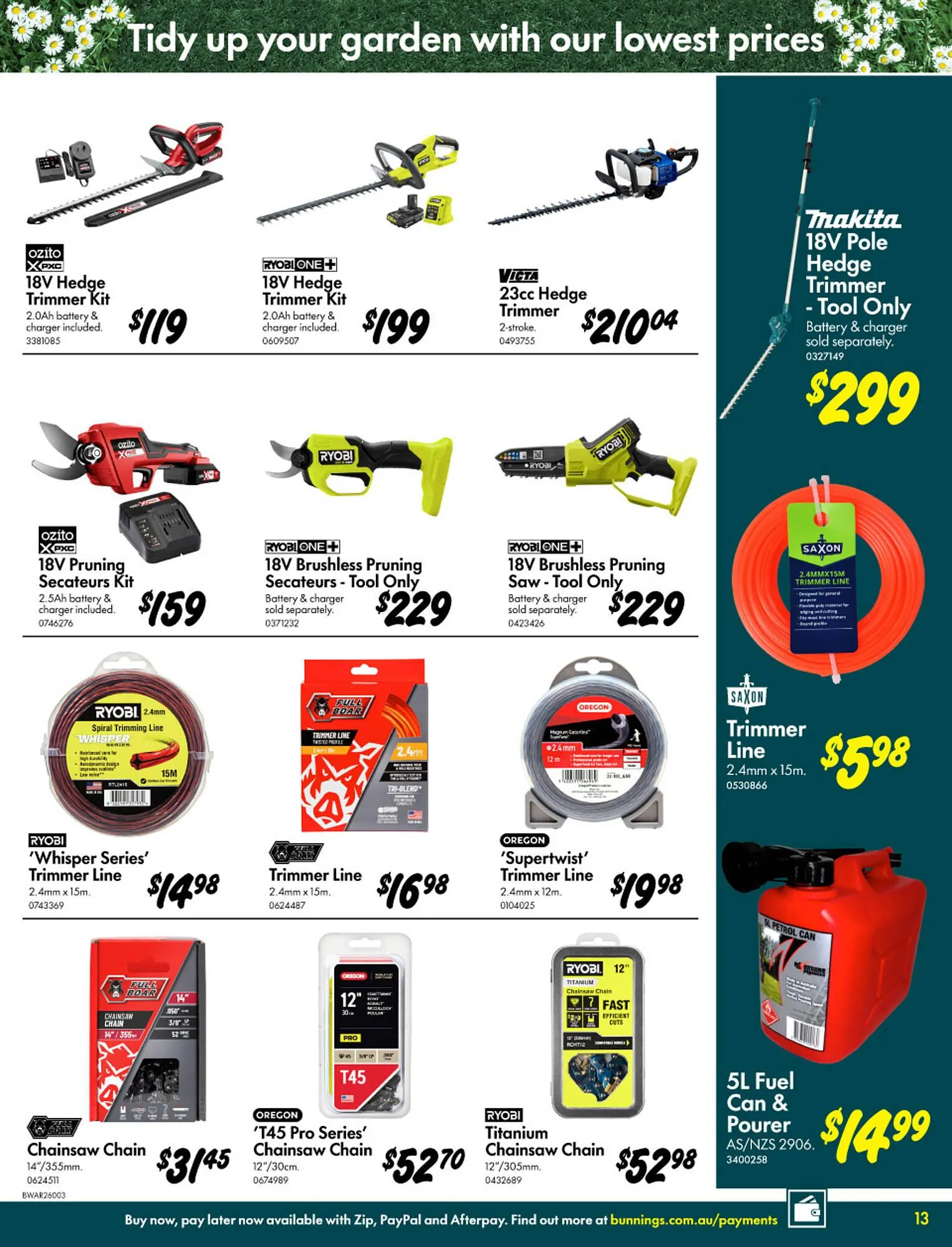 Bunnings catalogue - Catalogue valid from 10 September to 5 October 2025 - page 13