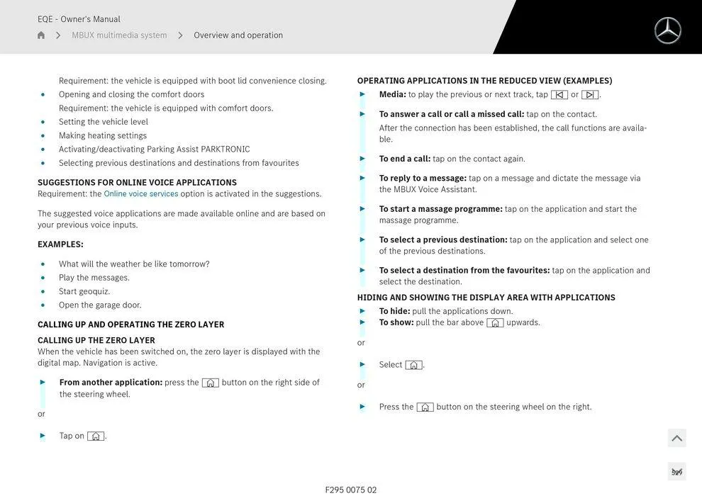 EQE Sedan - Catalogue valid from 11 September to 11 September 2025 - page 529