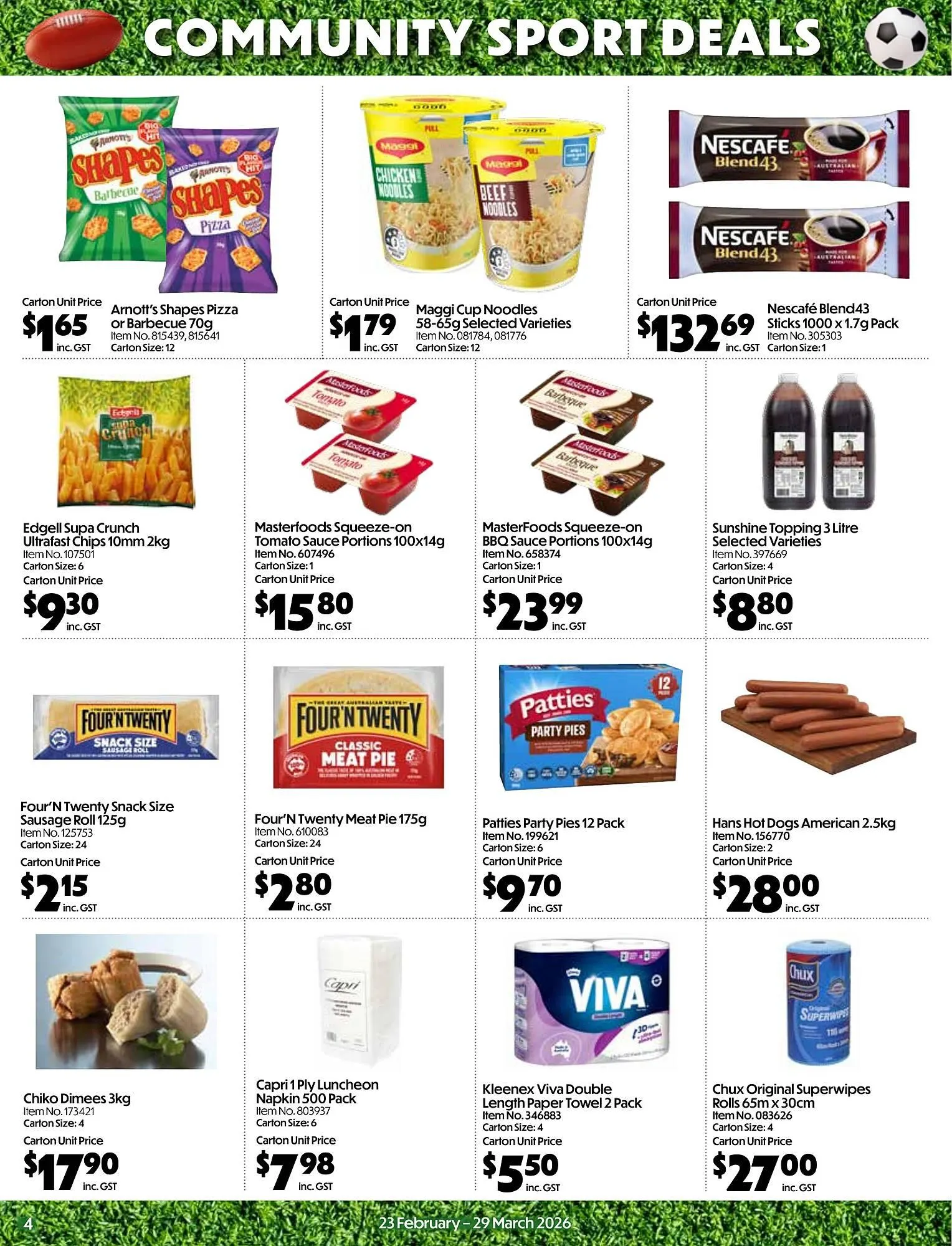 Campbells Wholesale catalogue - Catalogue valid from 23 February to 29 March 2026 - page 4