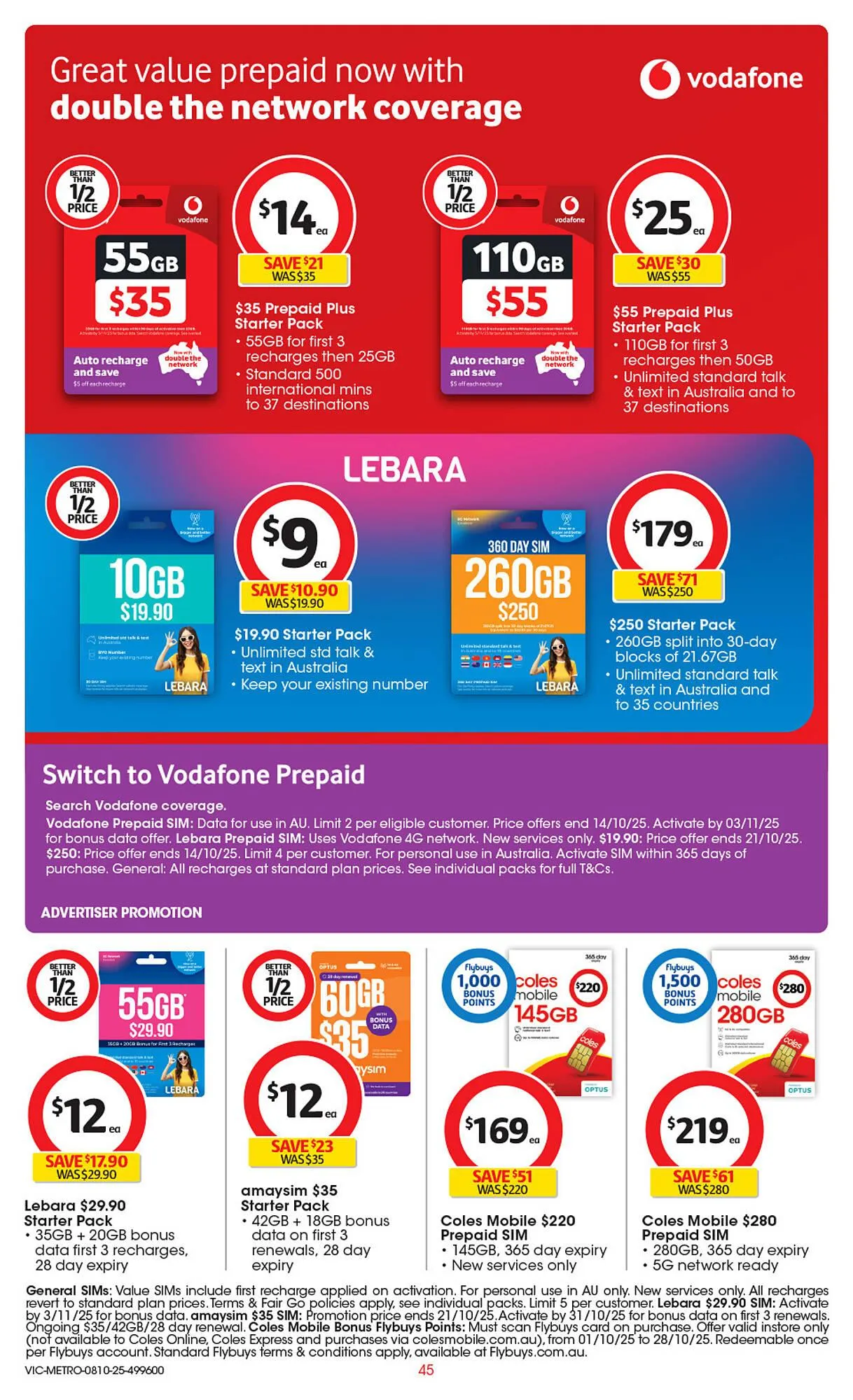 Coles catalogue - Catalogue valid from 8 October to 14 October 2025 - page 46