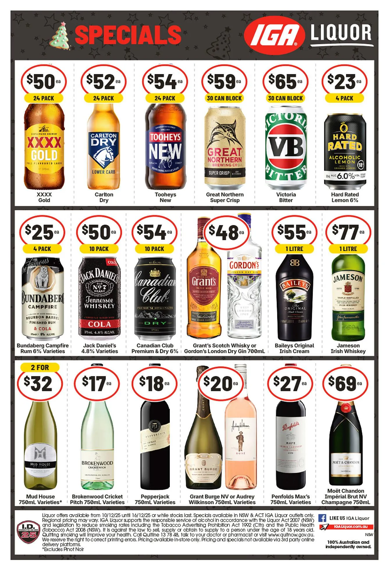IGA Liquor catalogue - Catalogue valid from 10 December to 16 December 2025 - page 1