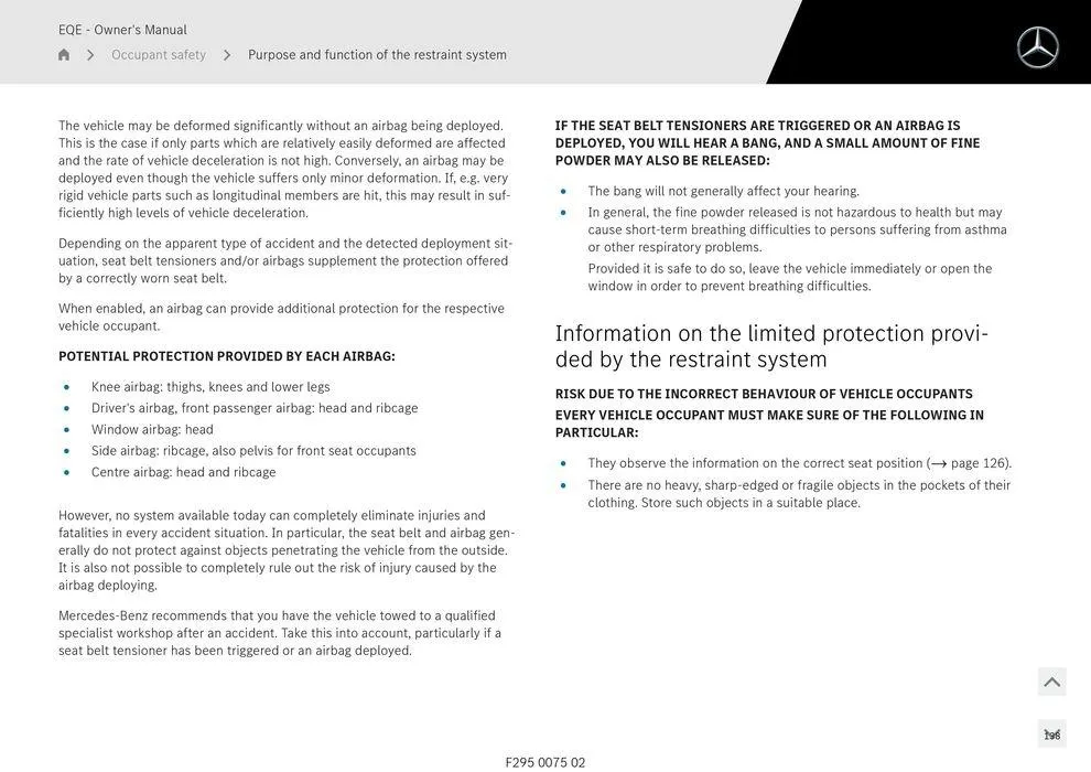 EQE Sedan - Catalogue valid from 11 September to 11 September 2025 - page 138