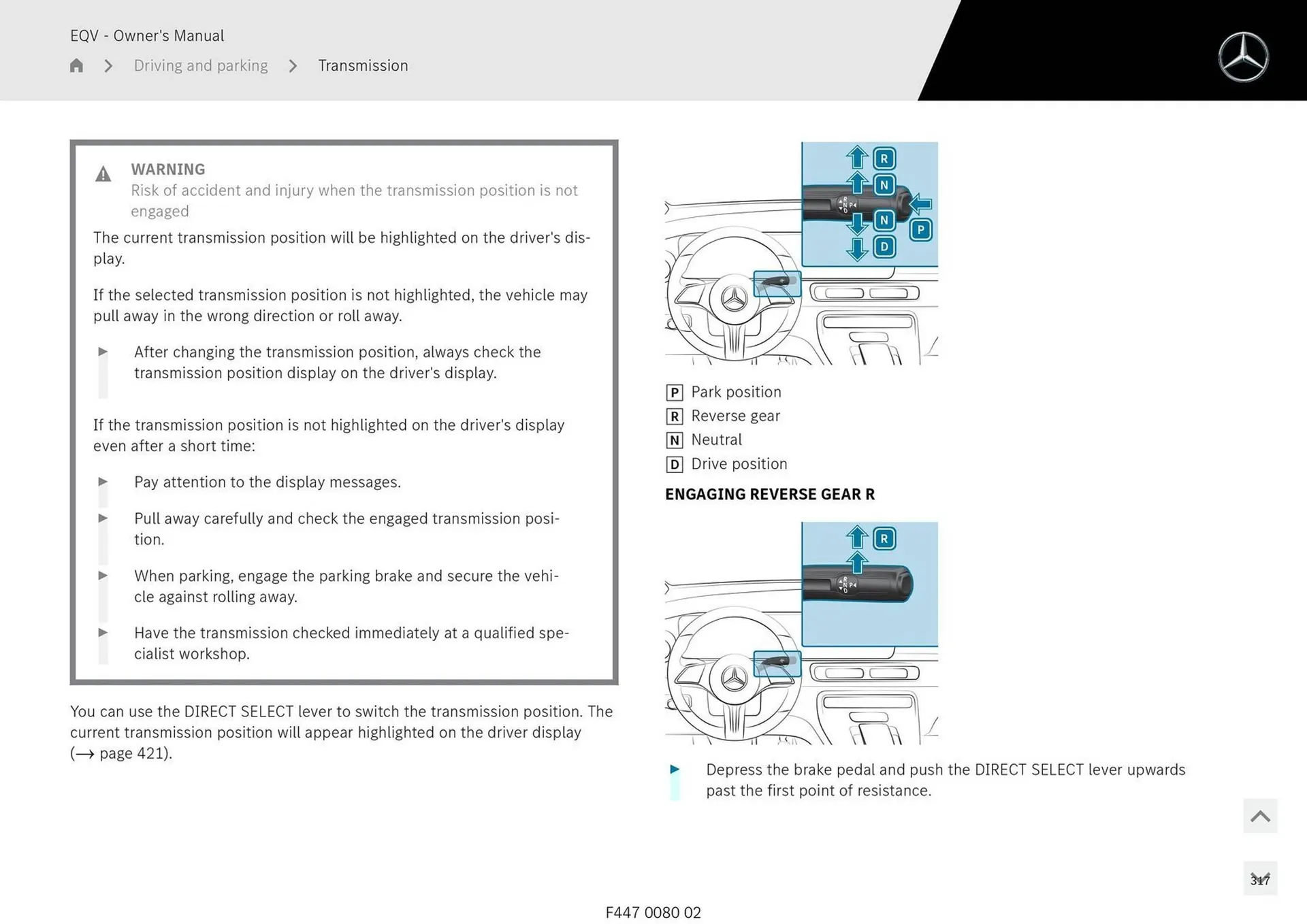 Mercedes-Benz catalogue - Catalogue valid from 11 September to 11 September 2025 - page 317