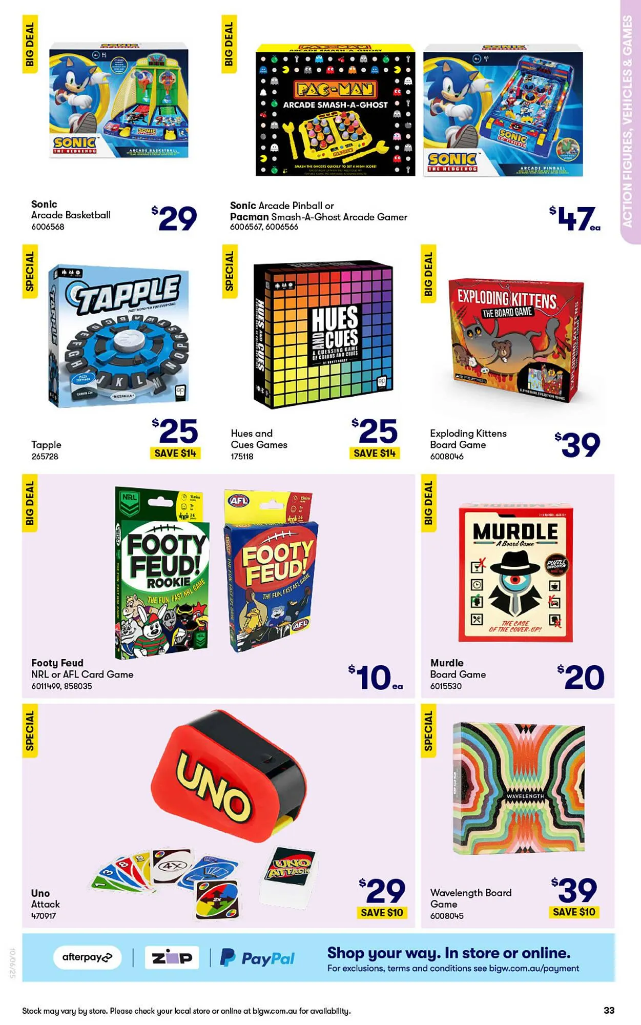 BIG W catalogue - Catalogue valid from 10 June to 9 July 2025 - page 33