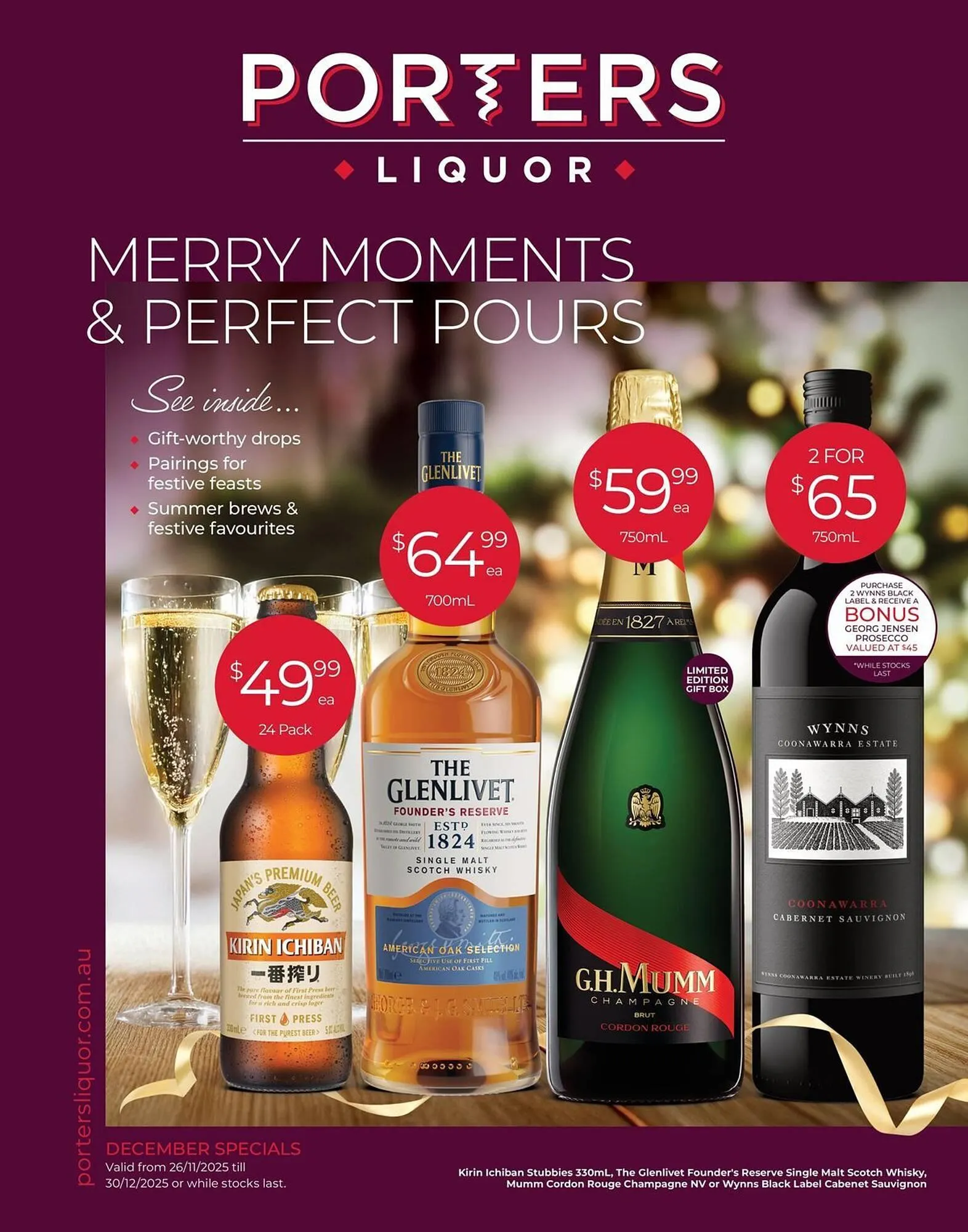 Porters catalogue - Catalogue valid from 26 November to 30 December 2025 - page 1