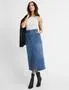 Rockmans Longline Denim Skirt