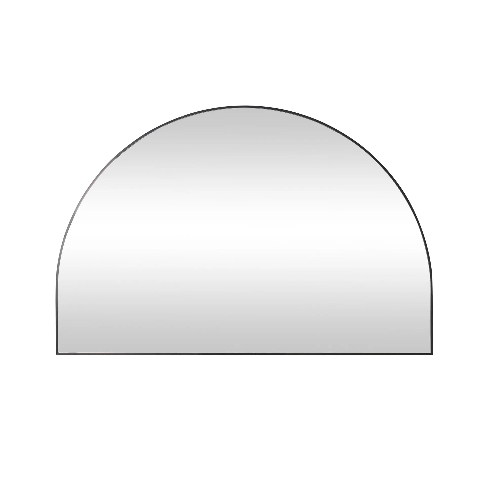 Ovale Arch Mirror 100x150cm Matte Black