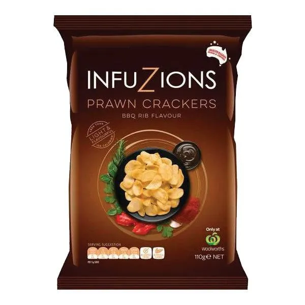 Infuzions Prawn Crackers Potato Mix BBQ Rib 90g