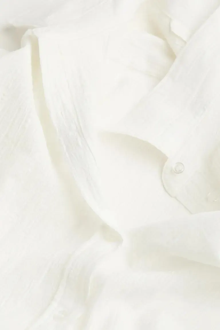 Crinkled Cotton Shirt