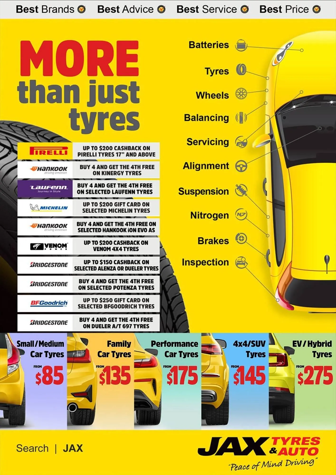 Jax Tyres catalogue - Catalogue valid from 1 July to 31 July 2025 - page 1