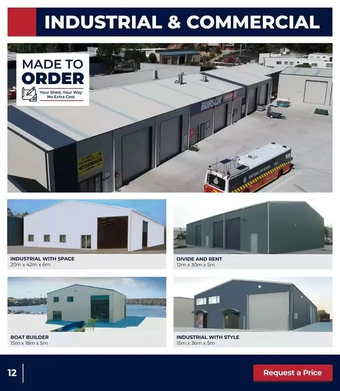 Wide Span Sheds Catalogue - Catalogue valid from 28 February to 31 March 2025 - page 12