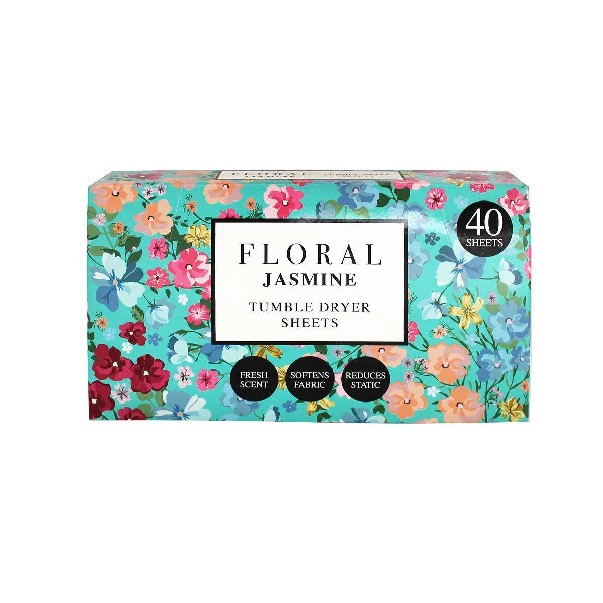 Floral Tumble Dryer Sheets Jasmine 40pk
