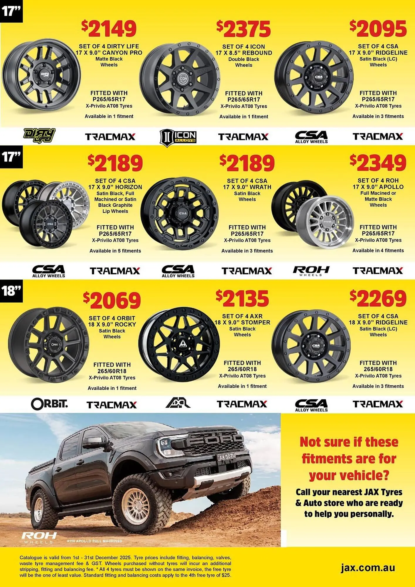 Jax Tyres catalogue - Catalogue valid from 1 December to 31 December 2025 - page 12