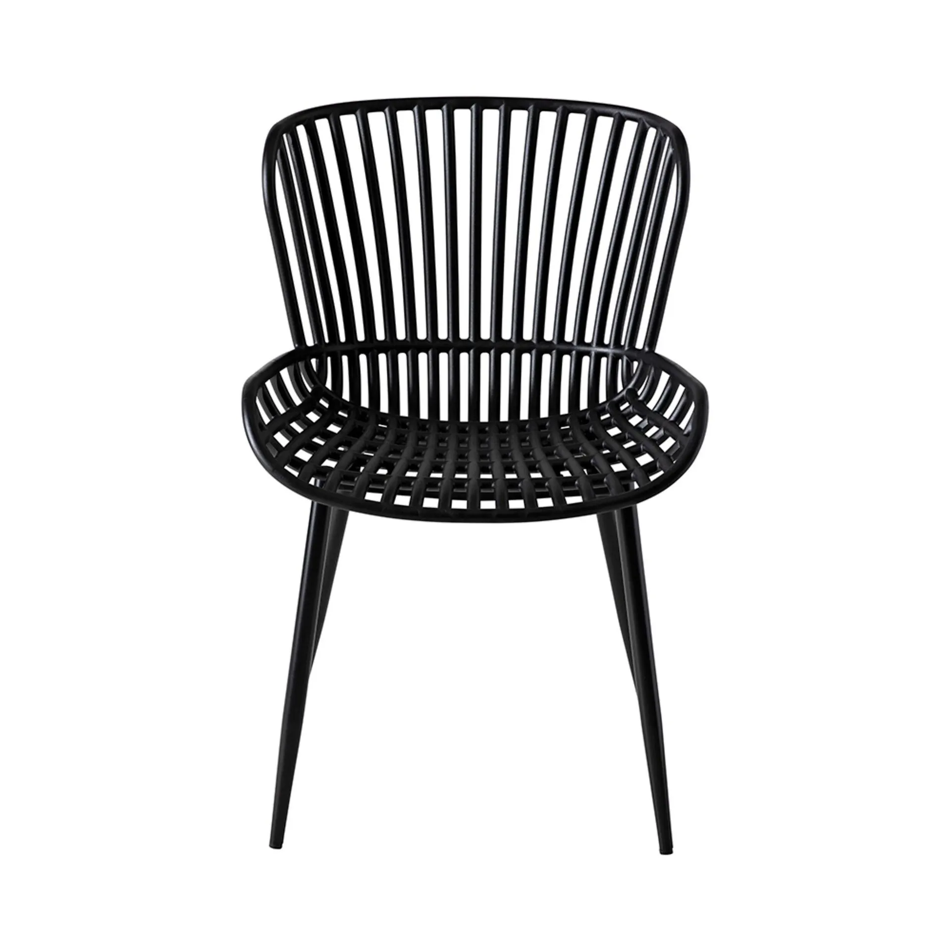 Lini Outdoor Dining Chair Black