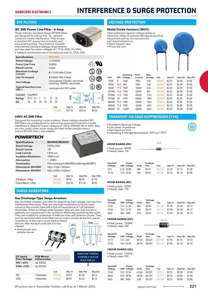 Celebrating 40 Years In Electronics - Catalogue valid from 4 March to 31 March 2025 - page 221