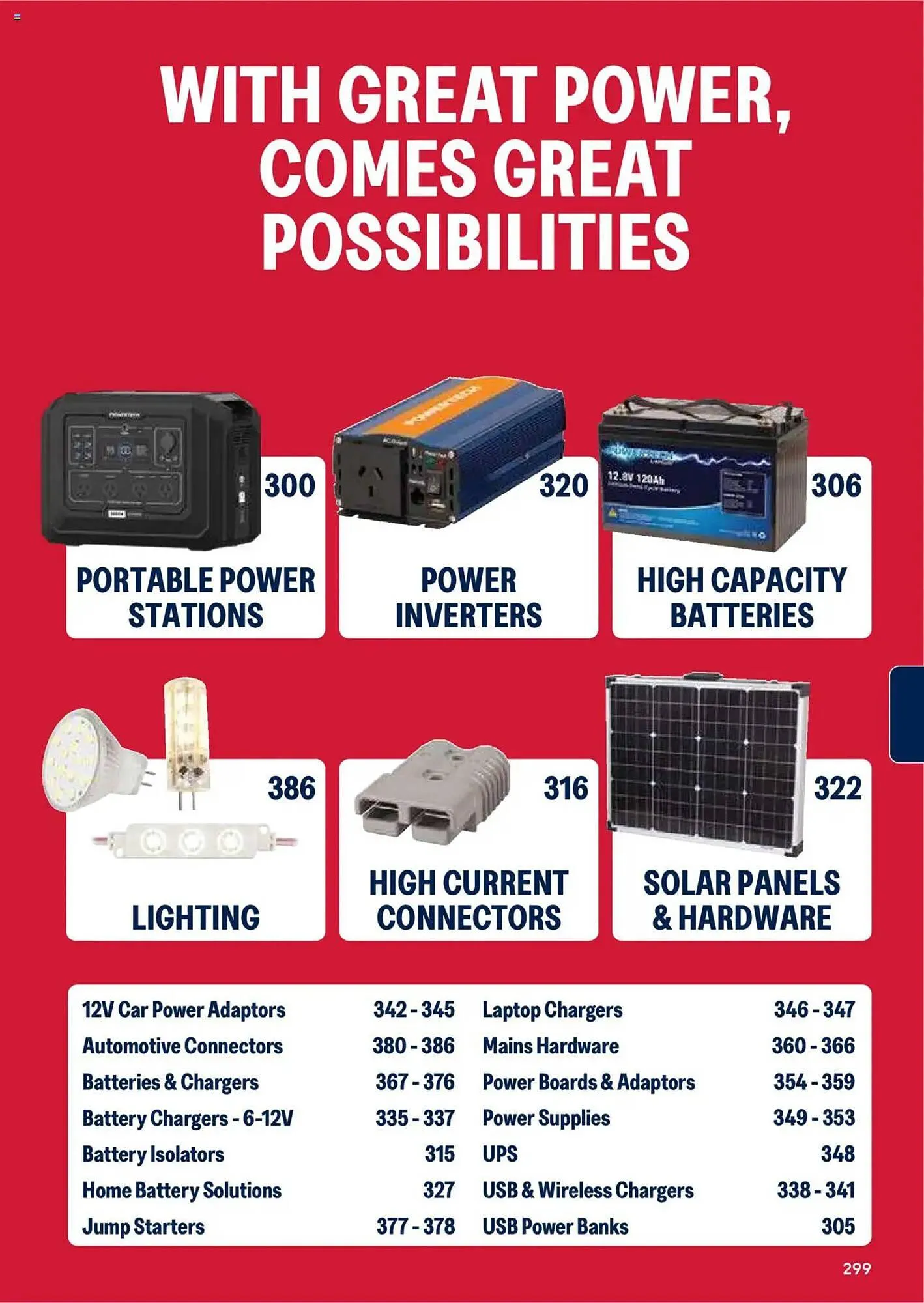 Jaycar Electronics catalogue - Catalogue valid from 8 July to 9 July 2026 - page 299